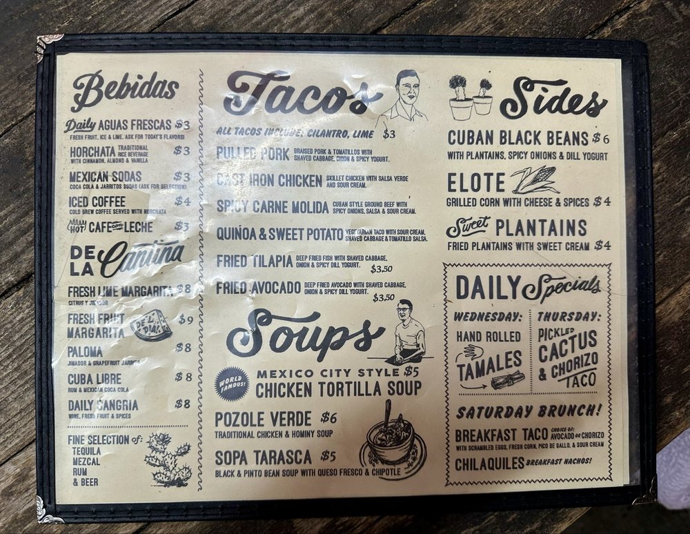 Signature taco plate at Mas Tacos Por Favor Nashville